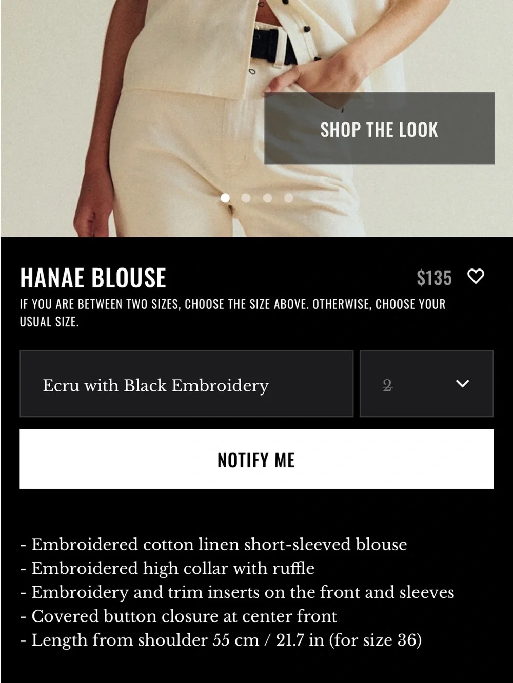 Sézane Hanae Blouse - Picture 3 of 8